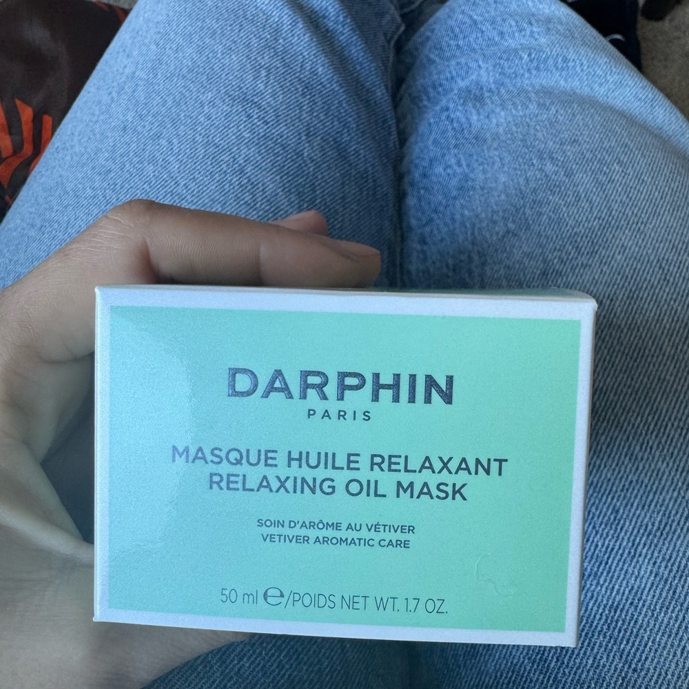 Darphin Vetiver Aromatic Care Relaxing Oil Mask, new
